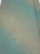 Photo1: 1T05z90  Japanese Kimono Silk  FABRIC Suminagashi Cyan 68.1x14.6 (1)