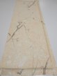 Photo5: 1T01z60  Japanese Kimono Silk  FABRIC Suminagashi Off-white 41.3x14.4 (5)