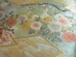 Photo6: 5114Y05z920  Japanese Kimono Silk FUKURO OBI Temple Light blue 168.5x12.2 (6)