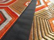 Photo2: 5114Y07z1100  Japanese Kimono Silk FUKURO OBI Kikko Gold 159.1x11.6 (2)