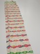 Photo3: 4B07z50  Japanese Kimono Silk  FABRIC Plum blossom Off-white 61.4x7.5 (3)