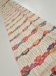 Photo1: 4B08z60  Japanese Kimono Silk  FABRIC Plum blossom Off-white 91.3x6.7 (1)