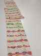 Photo3: 4B08z60  Japanese Kimono Silk  FABRIC Plum blossom Off-white 91.3x6.7 (3)