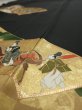 Photo8: 2U01z270  Japanese Kimono Silk  FABRIC Heian noble Black 62.2x29.5 (8)