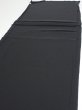 Photo6: 2U07z100  Japanese Kimono Silk  FABRIC Crane Black 67.7x14.8 (6)