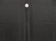 Photo3: 5106T01z240 Vintage Japanese Kimono Silk Men's See through HAORI Black (3)