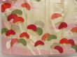 Photo5: 5106T06z990 Vintage Japanese Kimono Silk FURISODE Pine Light cream (5)