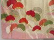 Photo6: 5106T06z990 Vintage Japanese Kimono Silk FURISODE Pine Light cream (6)