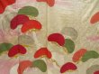 Photo8: 5106T06z990 Vintage Japanese Kimono Silk FURISODE Pine Light cream (8)