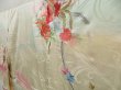 Photo2: 5106T09z1210 Vintage Japanese Kimono Silk FURISODE Phoenix Off-white (2)