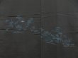 Photo3: 5106T10z540 Vintage Japanese Kimono Silk HAORI Pine Black (3)