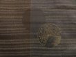 Photo6: 5106T11z640 Vintage Japanese Kimono Silk KOMON  Dark brown (6)
