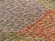 Photo5: 5106T12z920 Vintage Japanese Kimono Silk KOMON Shibakusa Dark orange (5)