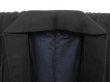 Photo6: 5107T03z920 Vintage Japanese Kimono Silk Men's  Plain Black (6)