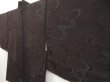 Photo2: 5107T09z560 Vintage Japanese Kimono Silk HAORI Stream Dark brown (2)