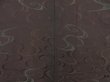 Photo3: 5107T09z560 Vintage Japanese Kimono Silk HAORI Stream Dark brown (3)