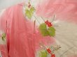 Photo2: 5107T11z1030 Vintage Japanese Kimono Silk FURISODE Phoenix Pink (2)