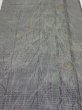 Photo1: 1L04z80  Japanese Kimono Silk  FABRIC Trees Gray 63.0x14.8 (1)