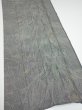 Photo2: 1L04z80  Japanese Kimono Silk  FABRIC Trees Gray 63.0x14.8 (2)