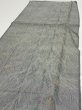 Photo3: 1L04z80  Japanese Kimono Silk  FABRIC Trees Gray 63.0x14.8 (3)