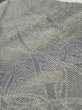 Photo5: 1L08z40  Japanese Kimono Silk  FABRIC Trees Gray 57.1x7.3 (5)