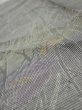 Photo4: 1L10z30  Japanese Kimono Silk  FABRIC Trees Gray 36.2x7.3 (4)