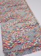 Photo2: 1L01z60  Japanese Kimono Silk  FABRIC Shochikubai Off-white 40.9x14.2 (2)