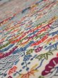 Photo4: 1L01z60  Japanese Kimono Silk  FABRIC Shochikubai Off-white 40.9x14.2 (4)