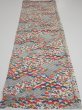 Photo5: 1L02z60  Japanese Kimono Silk  FABRIC Shochikubai Off-white 40.6x14.4 (5)