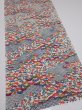 Photo2: 1L06z80  Japanese Kimono Silk  FABRIC Shochikubai Off-white 61.4x14.4 (2)