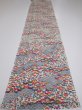 Photo5: 1L06z80  Japanese Kimono Silk  FABRIC Shochikubai Off-white 61.4x14.4 (5)