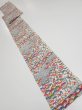 Photo5: 1L09z50  Japanese Kimono Silk  FABRIC Shochikubai Off-white 72.8x7.1 (5)