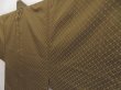 Photo2: 5108T04z660 Vintage Japanese Kimono Silk Men's   Dark olive (2)