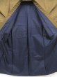 Photo7: 5108T04z660 Vintage Japanese Kimono Silk Men's   Dark olive (7)
