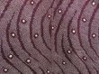 Photo3: 5108T05z450 Vintage Japanese Kimono Silk SHIBORI HAORI Stream Dark grape (3)