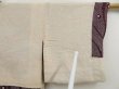 Photo8: 5108T05z450 Vintage Japanese Kimono Silk SHIBORI HAORI Stream Dark grape (8)