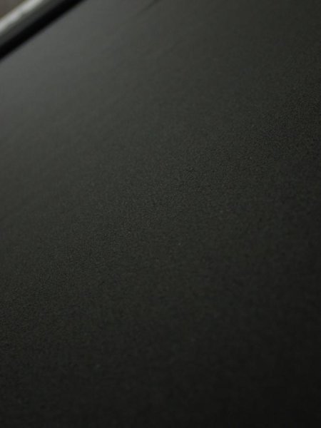 Photo4: 2W01z120  Japanese Kimono Silk  FABRIC Plain Black 81.1x14.6 (4)