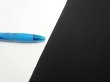 Photo6: 2W01z120  Japanese Kimono Silk  FABRIC Plain Black 81.1x14.6 (6)