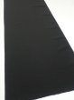 Photo2: 2W03z120  Japanese Kimono Silk  FABRIC Plain Black 81.9x14.6 (2)
