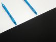 Photo6: 2W03z120  Japanese Kimono Silk  FABRIC Plain Black 81.9x14.6 (6)