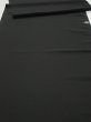 Photo1: 2W04z120  Japanese Kimono Silk  FABRIC Plain Black 81.1x14.6 (1)