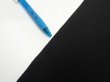 Photo9: 2W04z120  Japanese Kimono Silk  FABRIC Plain Black 81.1x14.6 (9)