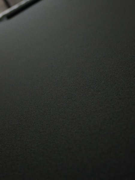 Photo4: 2W05z120  Japanese Kimono Silk  FABRIC Plain Black 77.2x14.6 (4)