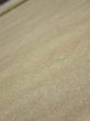 Photo4: 2W01z100  Japanese Kimono Silk  FABRIC  Light brown  Light olive 79.5x15.2 (4)