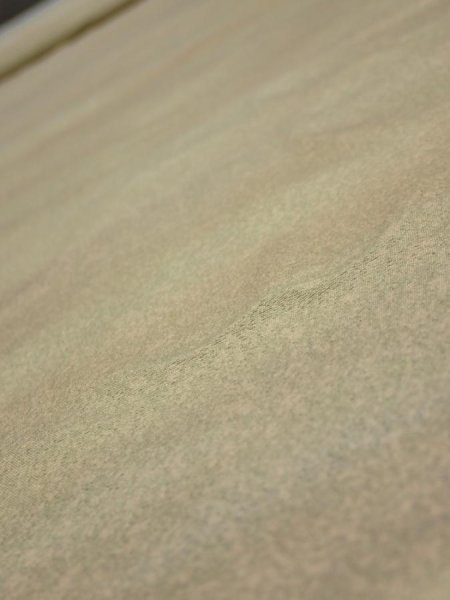 Photo4: 2W02z100  Japanese Kimono Silk  FABRIC  Light brown  Light olive 78.7x15.2 (4)