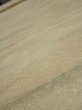 Photo4: 2W03z100  Japanese Kimono Silk  FABRIC  Light brown  Light olive 80.3x15.2 (4)