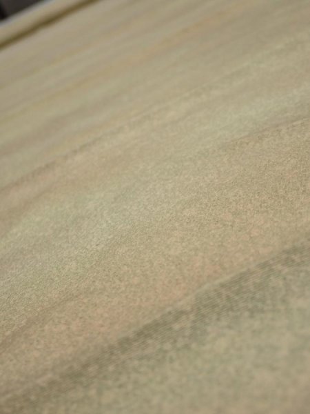 Photo4: 2W03z100  Japanese Kimono Silk  FABRIC  Light brown  Light olive 80.3x15.2 (4)