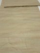Photo1: 2W04z120  Japanese Kimono Silk  FABRIC  Light brown  Light olive 92.9x15.2 (1)