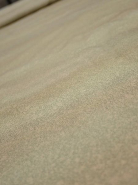 Photo4: 2W04z120  Japanese Kimono Silk  FABRIC  Light brown  Light olive 92.9x15.2 (4)