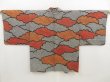 Photo1: 5110T05z490 Vintage Japanese Kimono Silk SHIBORI HAORI Cloud Black (1)